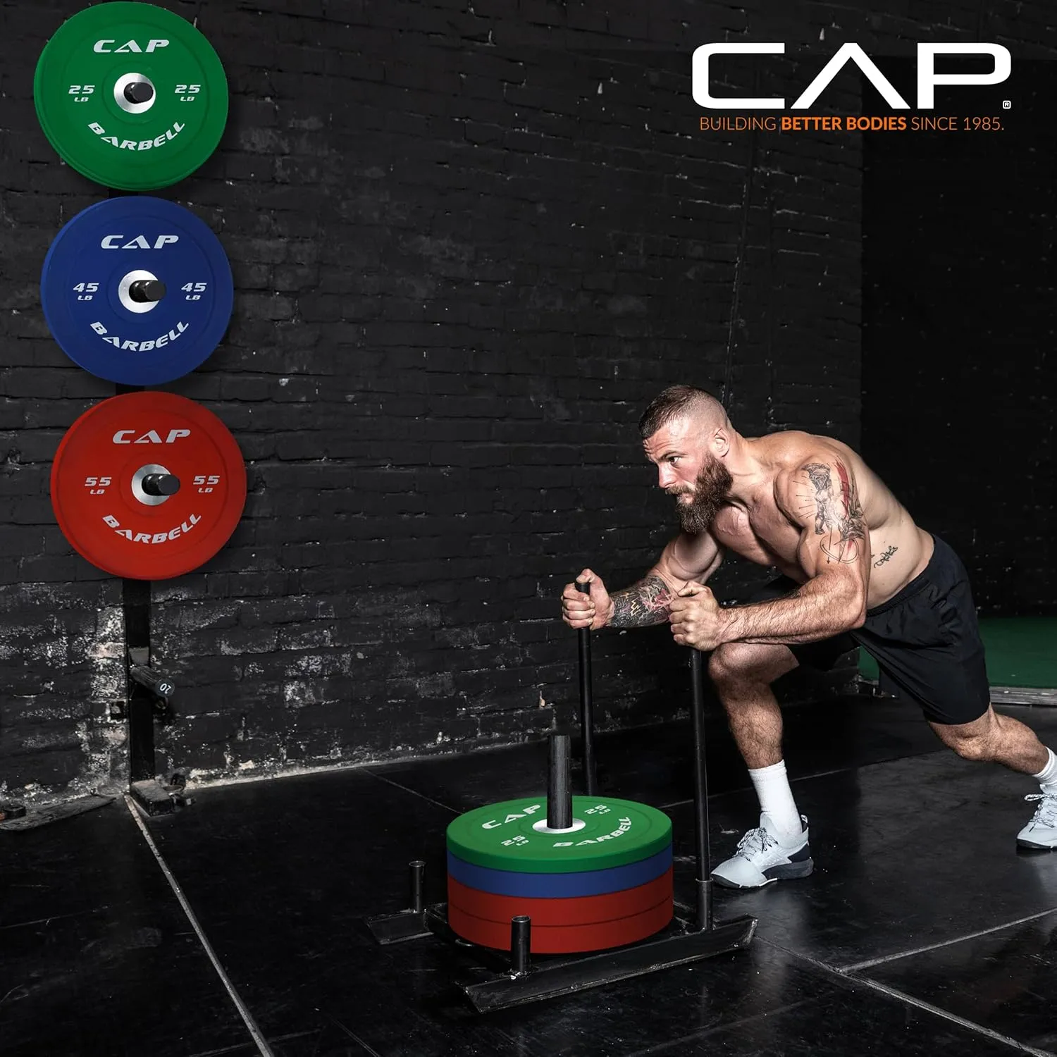 C Barbell Rubber Olympic Bumper Plate