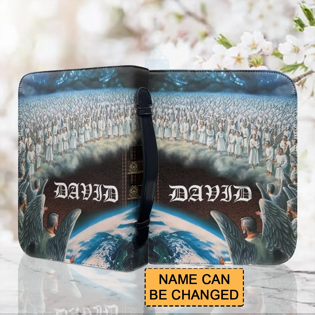 Christianartbag Bible Cover - Celestial Beings Descend To Aid Humanity Bible Cover - Personalized Bible Cover - Heaven's Army Bible Cover - CABBBCV02270823.