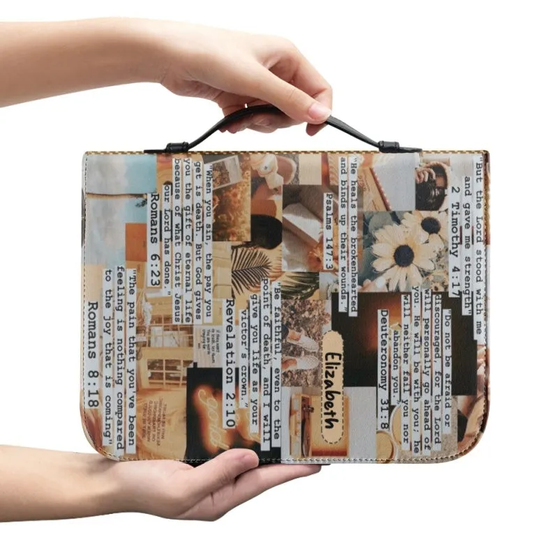 Christianartbag Bible Cover, My Bible Affirmations Personalized Bible Cover, Personalized Bible Cover, Gifts For Women, Christmas Gift, CABBBCV02160823.
