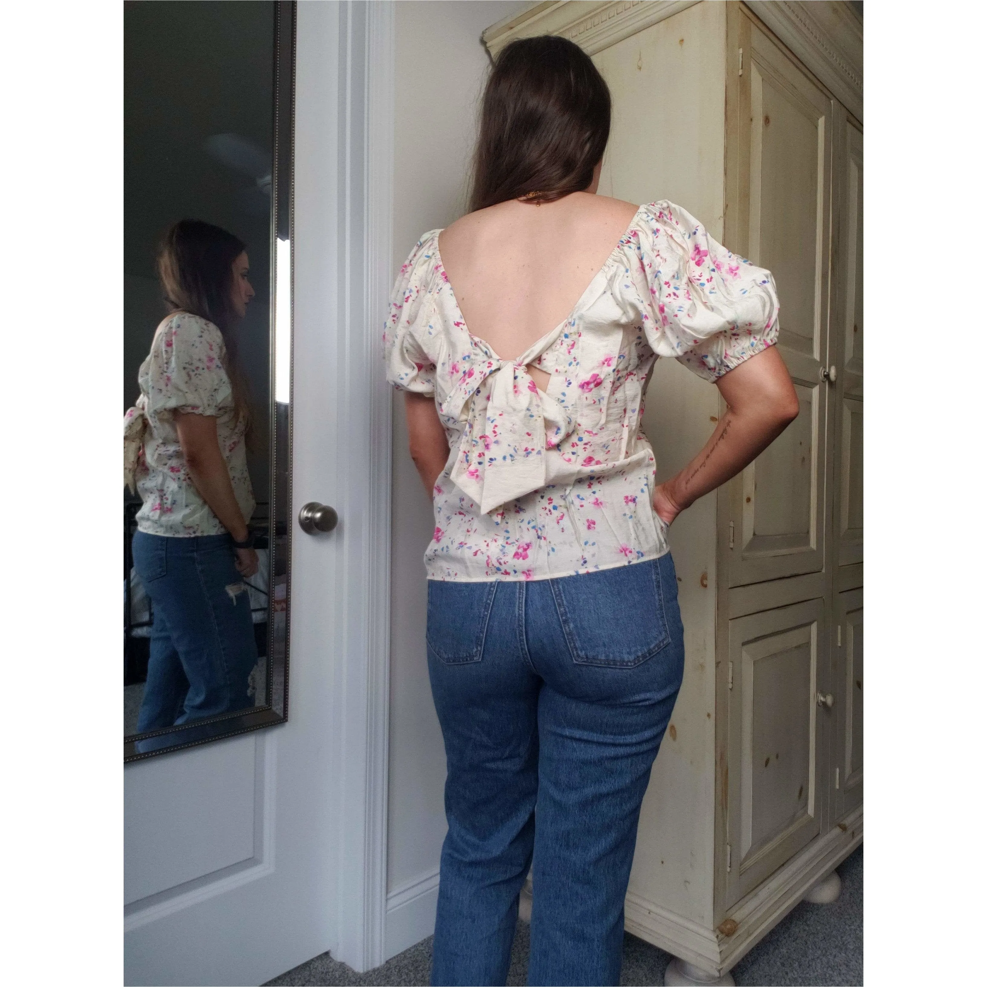 Clinton Floral Top