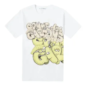 Comme des Garçons Shirt x KAWS Shirt - White & Yellow Graphic Shirt