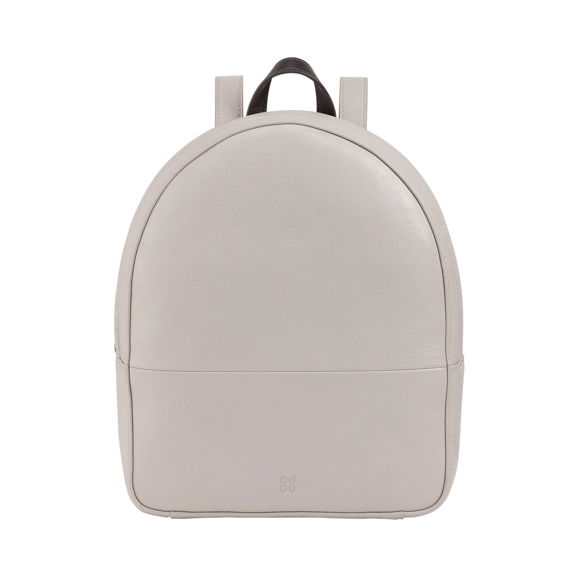 DuDu Backpack Summer Coloring Woman In Soft Leather Multicolor backpack with double zip zipper