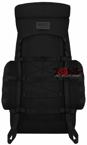 East West USA Tactical Assault Military Mountain Climbing Bag RT532 BLACK
