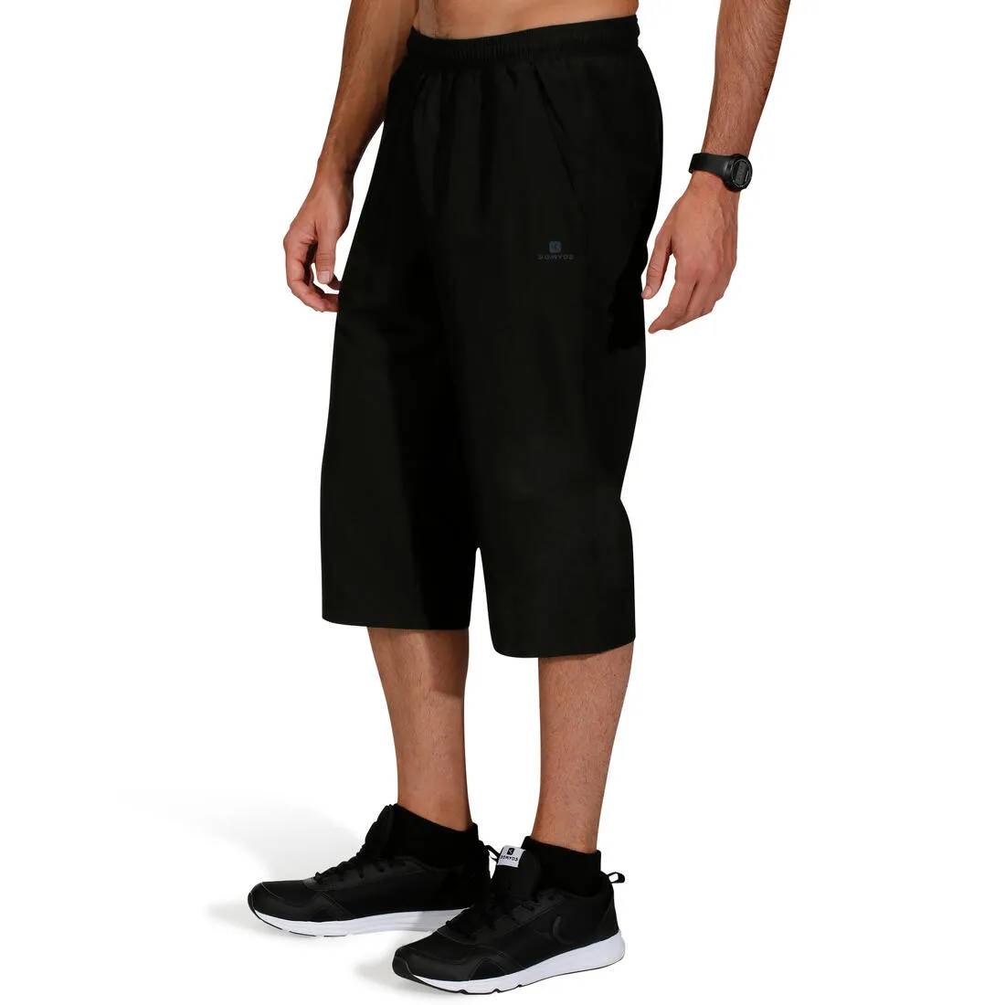 Energy Fitness Cropped Bottoms - Black