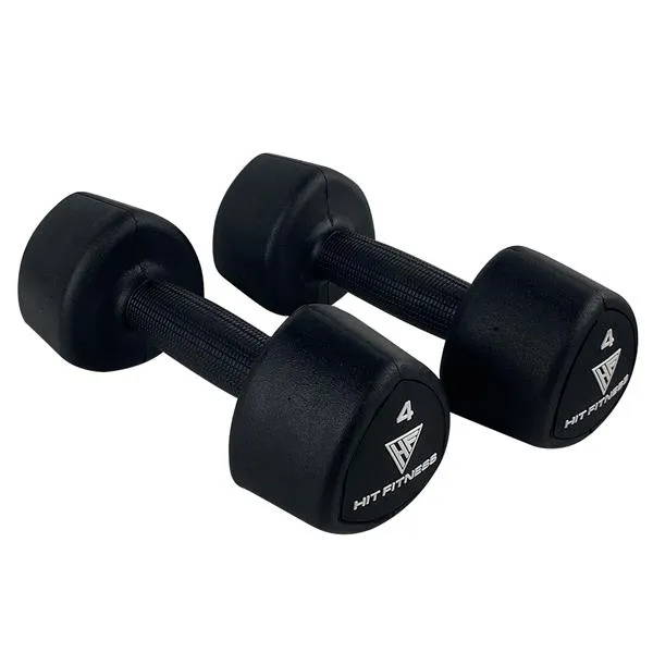 Hit Fitness Rubber Studio Dumbbell | 4kg