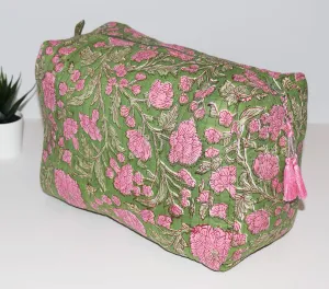 Jumbo Waterproof Toiletry Bag | Fern Floral