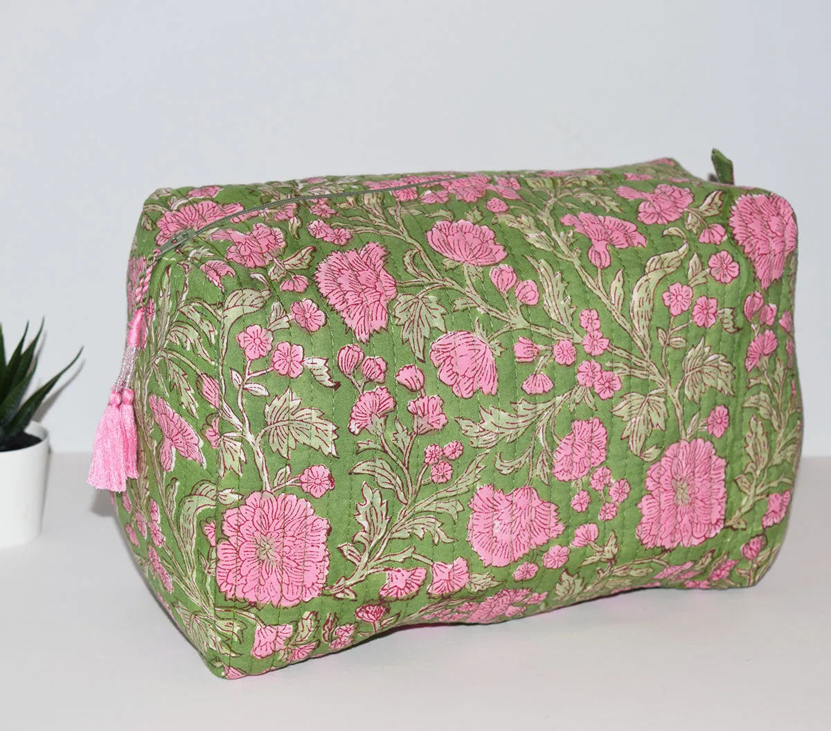 Jumbo Waterproof Toiletry Bag | Fern Floral