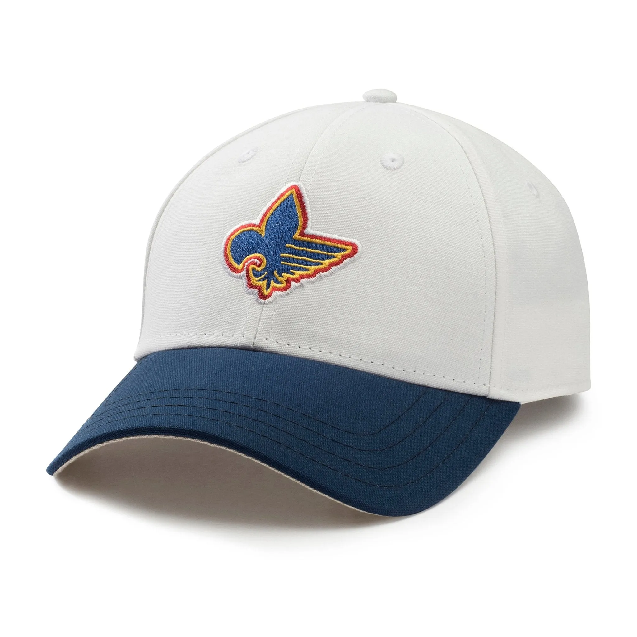 Organic Vintage Hockey Fleur-de-Lis Mashup Snapback