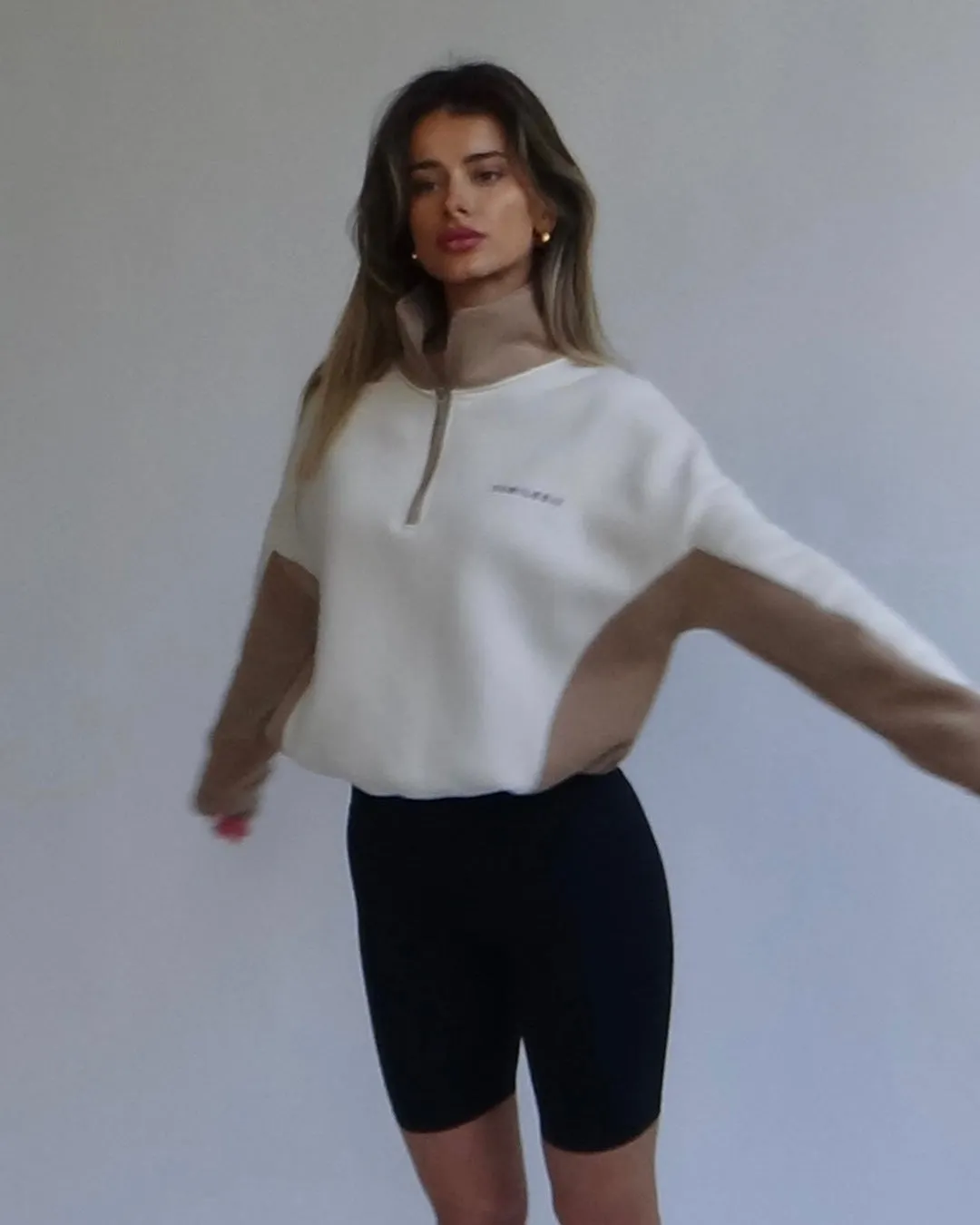 Oversized Adjustable Fleece Pullover