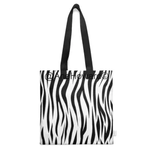 The Velvet Shimmer Tote Zebra Organic Cotton