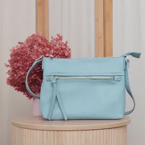 Vegan Leather Thorndon Bag - Blue