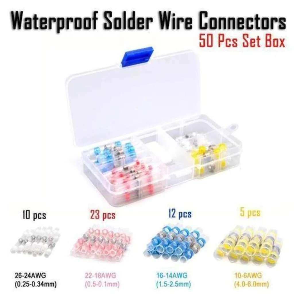 Waterproof Solder Wire Connectors (2020 Upgraded)